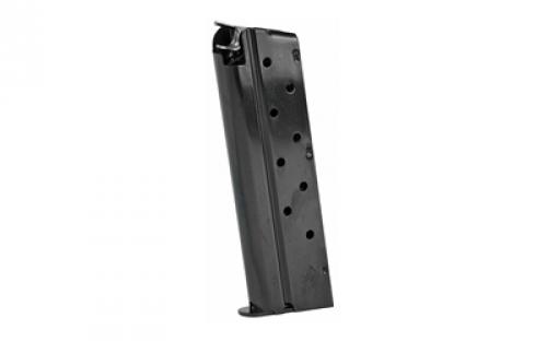 Mecgar Pistol Magazine, 9MM, 9 Rounds, Fits 1911 Pistols, Steel, Blued Finish MGCGOV9LB