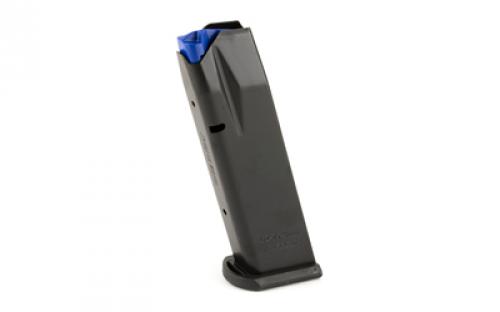 Mecgar Pistol Magazine, 9MM, 17 Rounds, Fits CZ75,  Black, Anti-Friction Coating MGCZ7517AFC