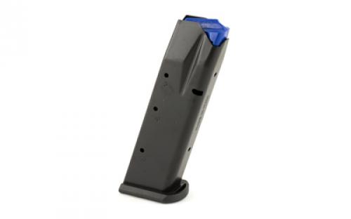 Mecgar Pistol Magazine, 9MM, 17 Rounds, Fits CZ75,  Black, Anti-Friction Coating MGCZ7517AFC