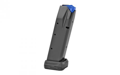 Mecgar Pistol Magazine, 9MM, 19 Rounds, Fits CZ75 Pistols, Steel, Black, Anti-Friction Coating MGCZ7519DPS