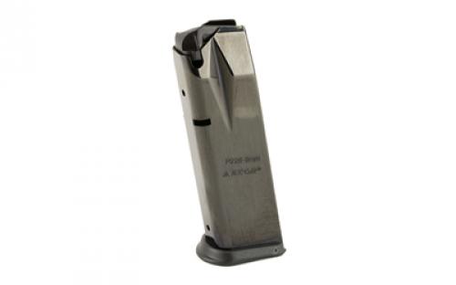 Mecgar Pistol Magazine, 9MM, 15 Rounds, Fits Sig P228, Blued Finish MGP22815B