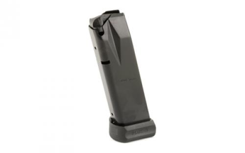 Mecgar Pistol Magazine, 9MM, 18 Rounds, Fits Sig P228 Pistols, Steel, Black, Anti-Friction Coating MGP22818AFC