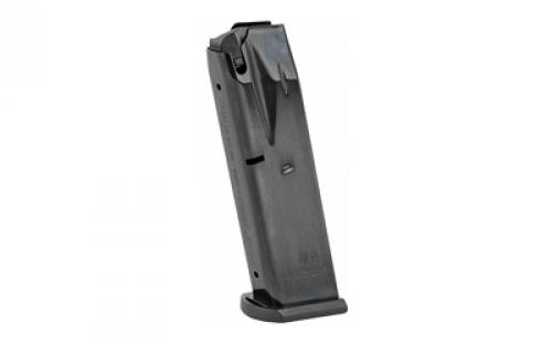 Mecgar Magazine, 9MM, 10 Rounds, Fits Beretta 92, Blued Finish MGPB9210B