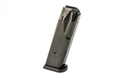 Mecgar Pistol Magazine, 9MM, 15 Rounds, Fits Beretta 92, Blued Finish MGPB9215B