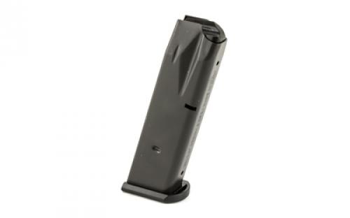 Mecgar Pistol Magazine, 9MM, 15 Rounds, Fits Beretta 92, Blued Finish MGPB9215P