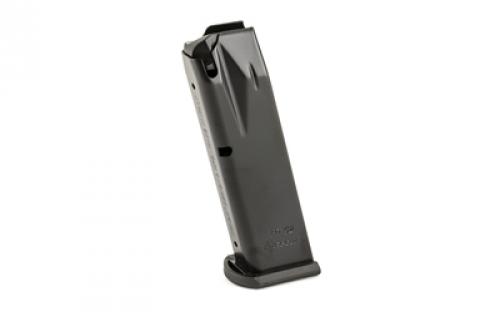 Mecgar Pistol Magazine, 9MM, 15 Rounds, Fits Taurus PT92/99, Steel, Blued Finish MGPT9215B