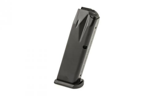 Mecgar Pistol Magazine, 9MM, 15 Rounds, Fits Taurus PT92/99, Steel, Blued Finish MGPT9215B