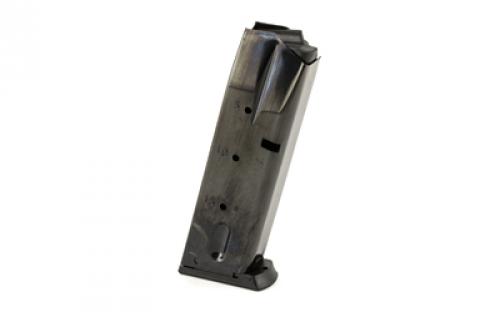 Mecgar Pistol Magazine, 9MM, 15 Rounds, Fits S&W, 59/915, Steel, Blued Finish MGSW5915B