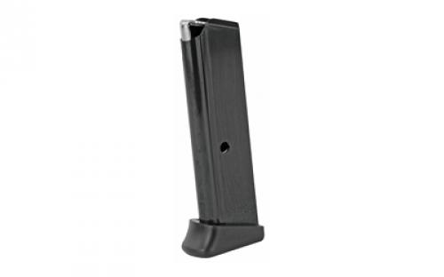 Mecgar Magazine, 380 ACP, 7 Rounds, Fits Walther PPK/S Finger Rest, Blued Finish MGWPPKSFRB