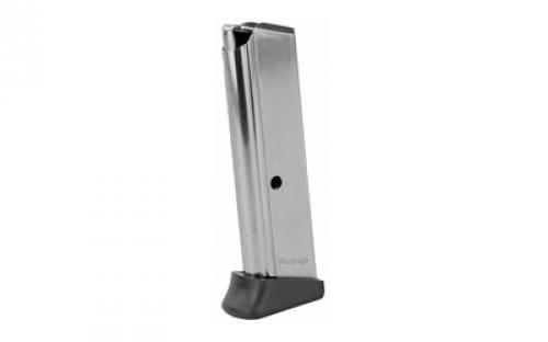 Mecgar Pistol Magazine, 380ACP, 7 Rounds, Fits PPK/S Pistols, Silver, Steel, Nickel Finish MGWPPKSFRN