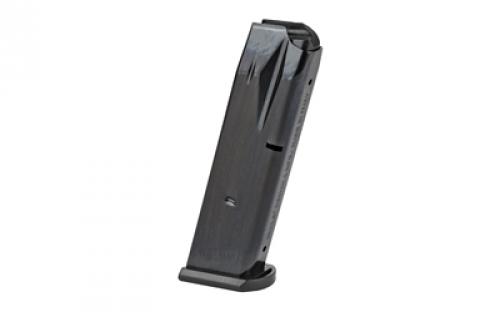 Mecgar Pistol Magazine, 40S&W, 10 Rounds, Fits Beretta 96 Pistols, Steel, Blued Finish MGPB9610B