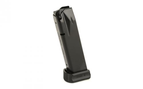 Mecgar Pistol Magazine, 40 S&W, 13 Rounds, Fits Beretta 96 Steel, Black, Anti-Friction Coating MGPB9613AFC