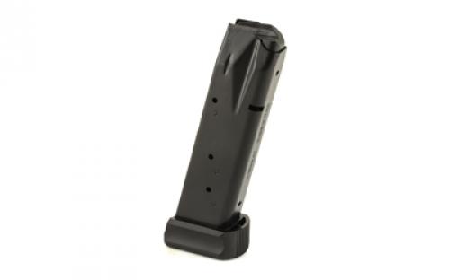 Mecgar Pistol Magazine, 40 S&W, 13 Rounds, Fits Beretta 96 Steel, Black, Anti-Friction Coating MGPB9613AFC