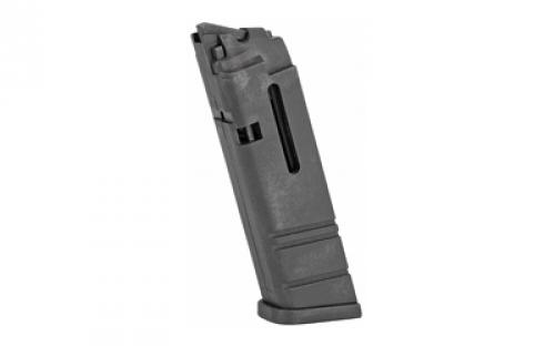 Advantage Arms Pistol Magazine, 22LR, 10 Rounds, Fits Glock 17, Polymer, Matte Finish, Black AACLE1722