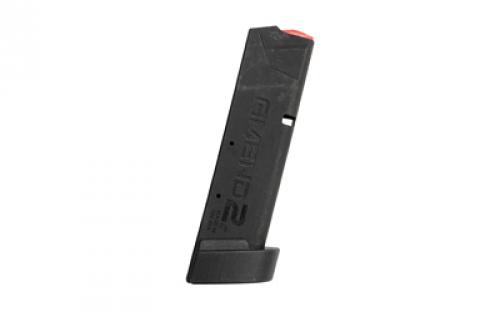 Amend2 Magazine, A2, 9MM, 15 Rounds, Fits Sig Sauer P320 Compact, Polymer Construction, Black A2A320COMPBLK