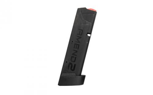 Amend2 Magazine, A2, 9MM, 17 Rounds, Fits Sig Sauer P320 Full Size, Polymer Construction, Black A2A320FULLBLK