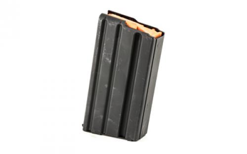 Ammunition Storage Components Magazine, 223 Rem, Fits AR-15, 20 Round Body, 10 Round Capacity, Stainless, Black, Black Follower 20-223-SS-BM-B-ASC