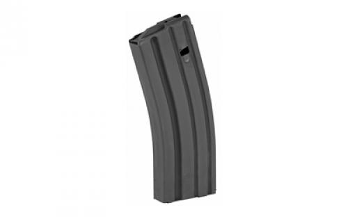 Ammunition Storage Components Magazine, 223 Rem, Fits AR-15, 30Rd, Stainless, Black, Black Follower 223-30RD-SS-B