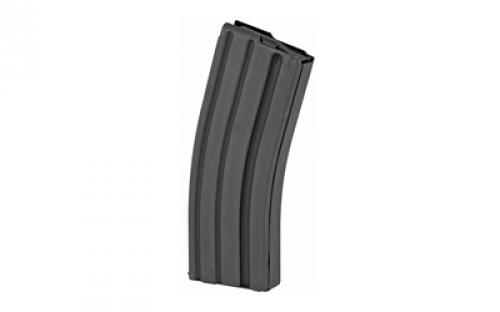 Ammunition Storage Components Magazine, 223 Rem, Fits AR-15, 30Rd, Stainless, Black, Black Follower 223-30RD-SS-B