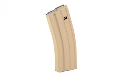 Ammunition Storage Components Magazine, 223REM/556NATO, 30Rd, Flat Dark Earth Marlube w/ Gray Follower, Fits AR-15 30-223-AL-FDE-G-ASC