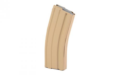 Ammunition Storage Components Magazine, 223REM/556NATO, 30Rd, Flat Dark Earth Marlube w/ Gray Follower, Fits AR-15 30-223-AL-FDE-G-ASC