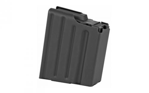 Ammunition Storage Components Magazine, 308 Win, Fits AR Rifles, 10Rd, Stainless, Black 308-10RD-SS