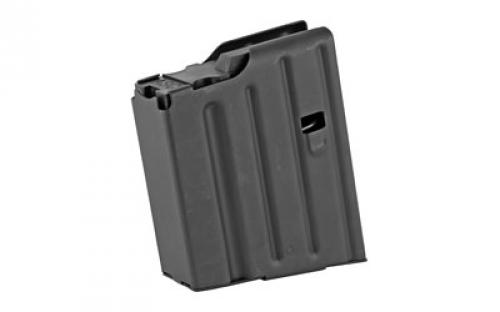 Ammunition Storage Components Magazine, 308 Win, Fits AR Rifles, 5Rd, Stainless, Black 5-308-SS-BM-B-ASC