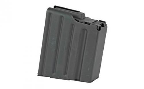 Ammunition Storage Components Magazine, 308 Win, Fits AR Rifles, 5Rd, Stainless, Black 5-308-SS-BM-B-ASC