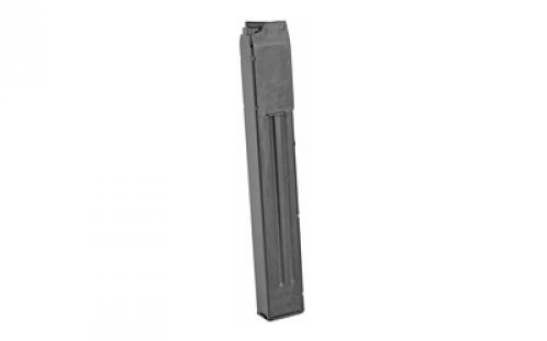 American Tactical Pistol Magazine, 9MM, 10 Rounds, Fits MP40 Pistols, Steel, Matte Finish, Black GERMMP40910