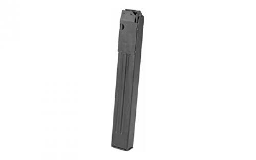 American Tactical Pistol Magazine, 9MM, 10 Rounds, Fits MP40 Pistols, Steel, Matte Finish, Black GERMMP40910