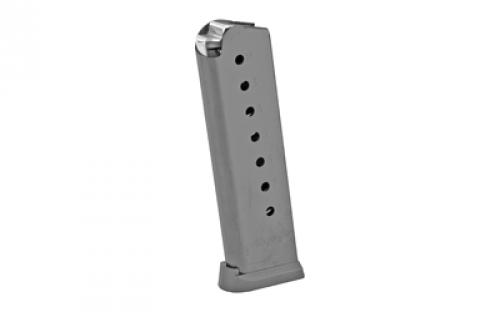 American Tactical Pistol Magazine, 45ACP, 8 Rounds, Fits 1911 Pistols, Steel, Matte Finish, Black ATIM1911458