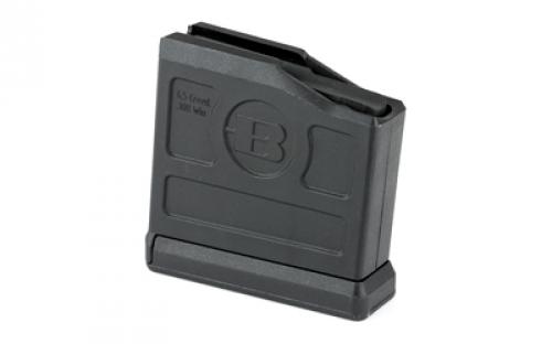 Bergara Rifle Magazine, 308 Winchester, 5 Rounds, Fits Short Action, Polymer, Matte Finish, Black BA0002