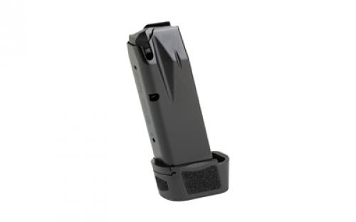 CANIK MC9 Magazine, 9MM, 15 Rounds, Fits Canik MC9, Matte Finish, Black, Includes Black Full Grip Extension MA2276