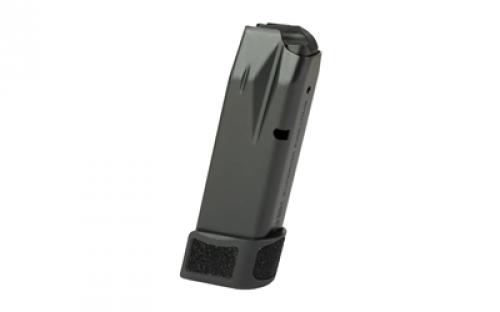 CANIK MC9 Magazine, 9MM, 15 Rounds, Fits Canik MC9, Matte Finish, Black, Includes Black Grip Extension MA2278