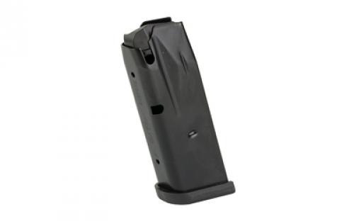 Century Arms MC9 Magazine, 9MM, 10 Rounds, Fits Canik MC9, Matte Finish, Black, Includes Black Finger Extension and Flush Baseplate MA2279