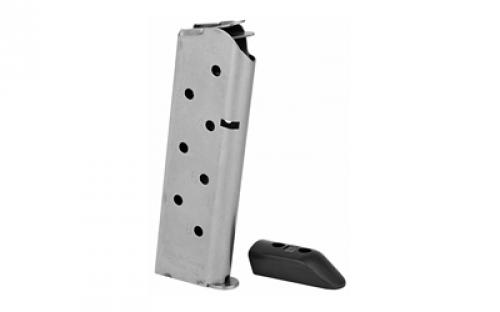 CMC Products Match Grade Magazine, 45ACP, 8 Rounds, Fits 1911, Includes Polymer Base Pad, Stainless M-MG-45FS8-P