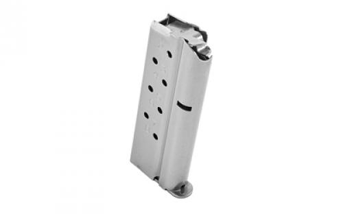 CMC Products Magazine, Match Grade, 9MM, 8 Rounds, Fits Officer Size 1911, Stainless M-MG-9CP8