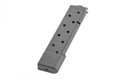 CMC Products Magazine, Power Mag, 45ACP, 10 Rounds, Fits 1911, Steel, Black M-PM-45FS10-B