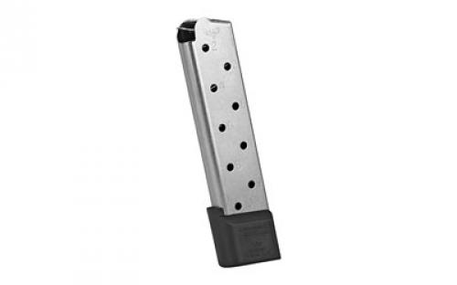 CMC Products Magazine, Railed Power Mag, 45 ACP, 10 Rounds, Fits 1911, Stainless M-RPM-45FS10