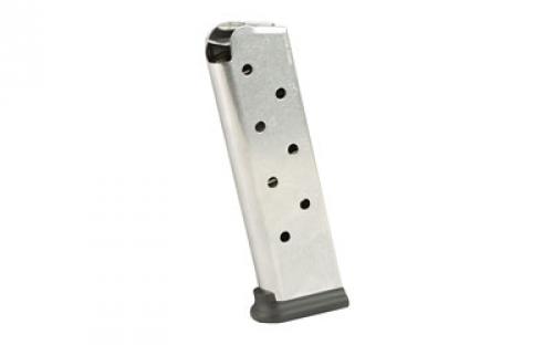 CMC Products Magazine, Railed Power Mag, 45 ACP, 8 Rounds, Fits 1911, Stainless M-RPM-45FS8