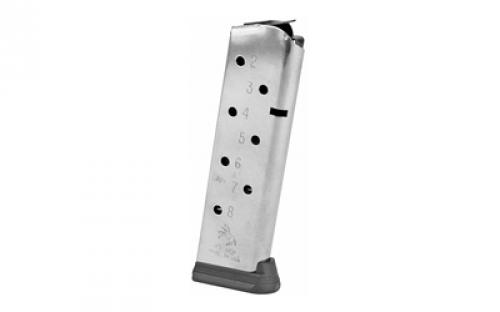 Colt's Manufacturing Magazine, 45 ACP, 8 Rounds, Fits 1911 Government/Commander, Stainless SP300555-RP