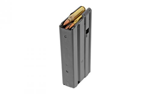 DURAMAG Magazine, 223 Remington/556NATO, 20 Rounds, Fits AR Rifles, Orange AGF Follower, Stainless Steel, Black 2023041178CPD