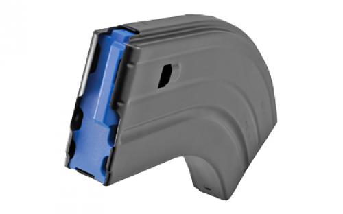 DURAMAG Magazine, 6.5 Grendel, 26 Rounds, Fits AR Rifles, Blue Anti-tilt AGF Follower, Stainless Steel, Black 2865041206CPD