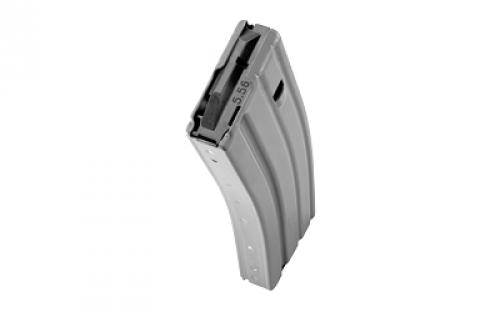 DURAMAG Magazine, 223 Remington/556NATO, 30 Rounds, Fits AR Rifles, Black Anti-tilt AGF Follower, Aluminum, Gray 3023002175CPD