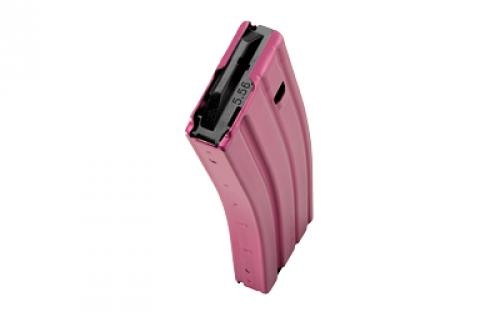 DURAMAG DuraMag Speed, Magazine, 223 Remington/556NATO, 30 Rounds, Fits AR Rifles, Black AGF Anti-tilt Follower, Aluminum, Pink 3023003175CPD