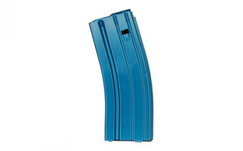 DURAMAG Magazine, 223 Remington/556NATO, 30 Rounds, Fits AR Rifles, Black Anti-tilt AGF Follower, Aluminum, Blue 3023005175CPD