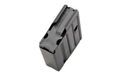 DURAMAG DURAMAG, Magazine, 308 Winchester, 5 Rounds, Fits SR25/DPMS Pattern Rifles, Stainless Steel, Black Anti-tilt AGF Follower, Black 5X08041185CPD