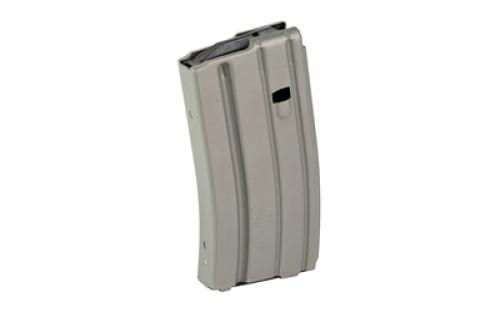 DURAMAG Magazine, 223 Remington/556NATO/300 Blackout, 20 Rounds, Fits AR-15, Black AGF Follower, Aluminum, Gray 2023002175CPD