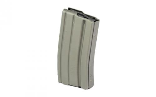 DURAMAG Magazine, 223 Remington/556NATO/300 Blackout, 20 Rounds, Fits AR-15, Black AGF Follower, Aluminum, Gray 2023002175CPD