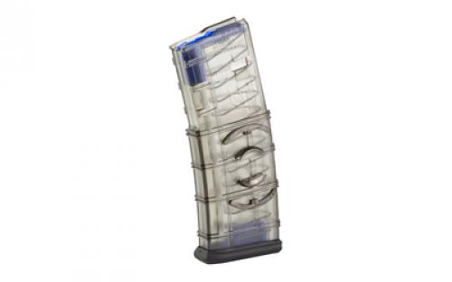 Elite Tactical Systems Group Magazine, 223 Remington/556NATO, 30 Rounds, Clear, Fits AR-15 Rifles, Tritium Follower, Built in Coupler AR15-30CTRG2